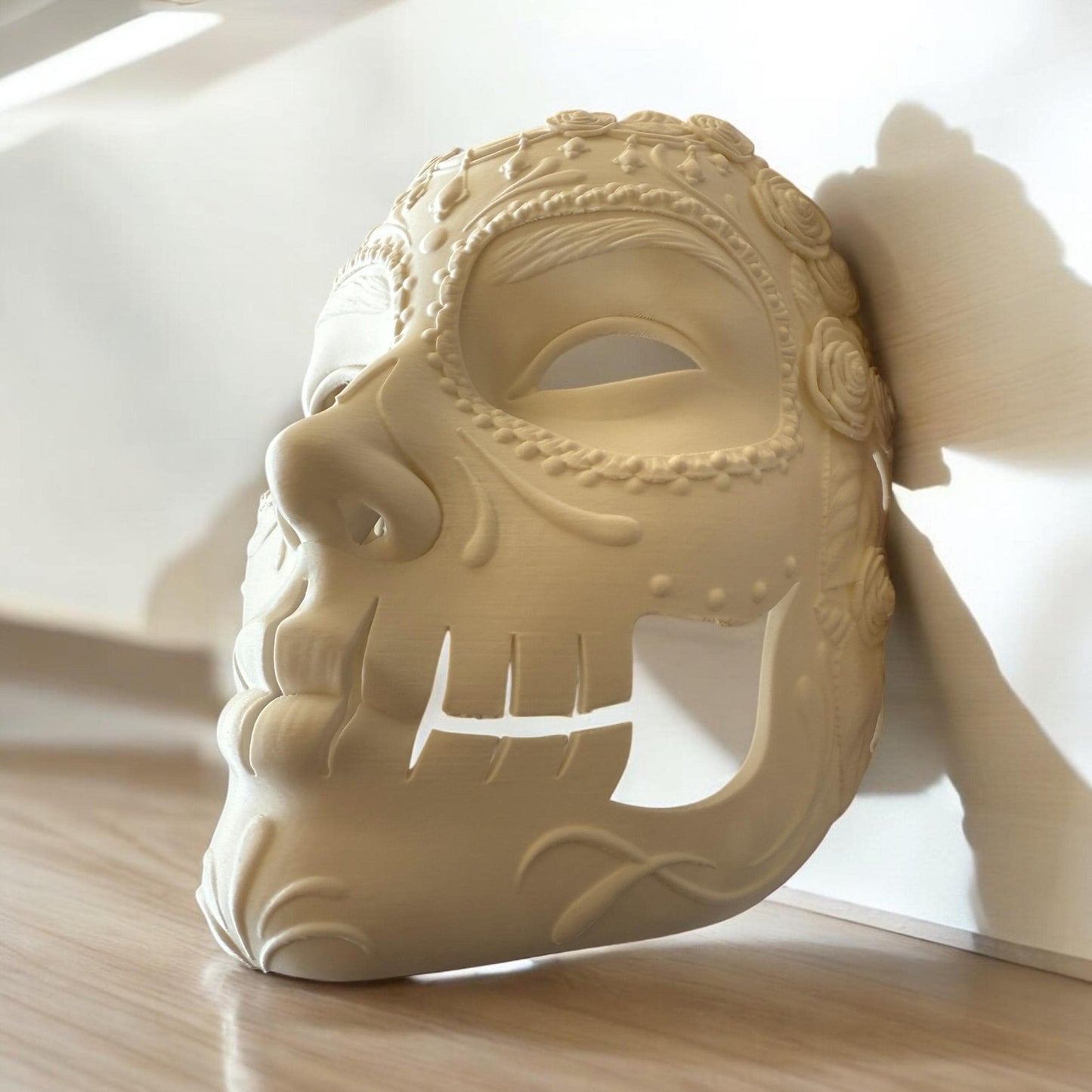 Sant Catrina mask, Santa Catrina Mask - Unique Japanese Art, japanese mask