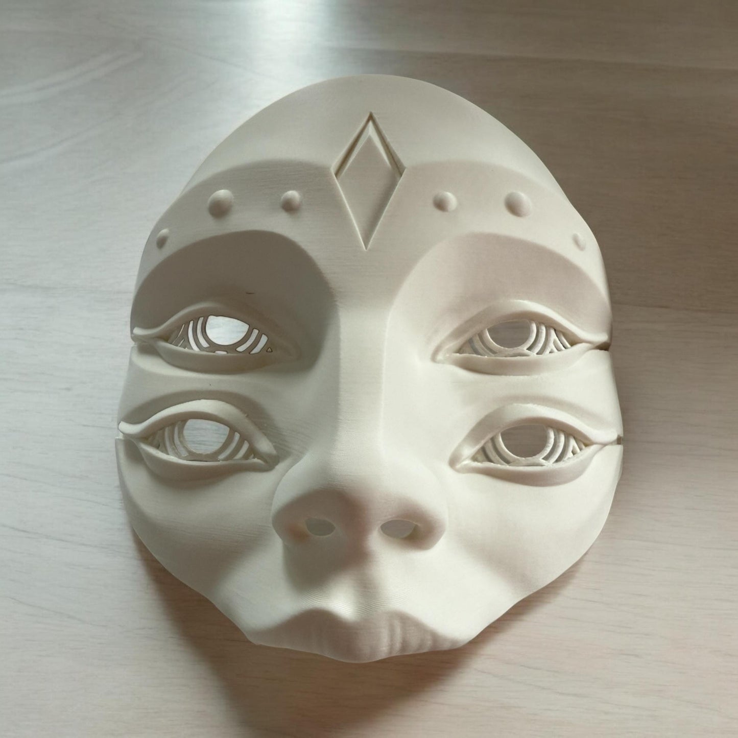 Hellequin Mask 3D Printed Cosplay Horror Mask Wearable Face Mask Oni Mask For - Unique Japanese Art, japanese mask