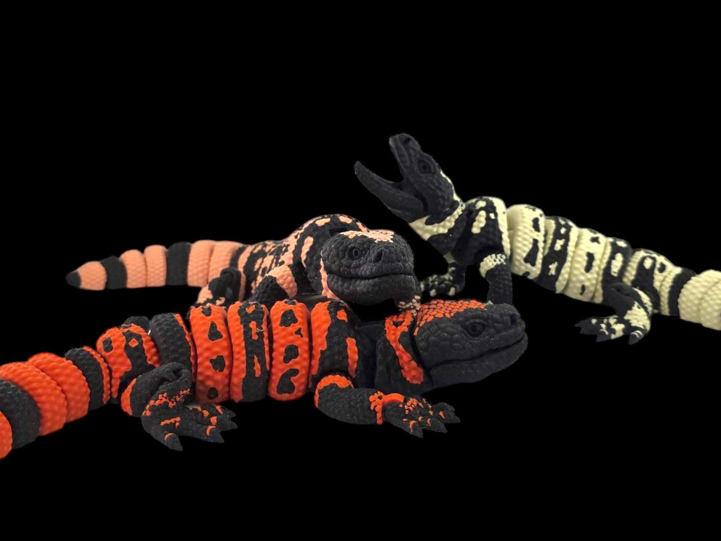 3D Printed Articulated Gila Monster | Fidget Toy | Gift | Stocking Filler | Sensory Toy | Desk Sitter | Decorative Figurine