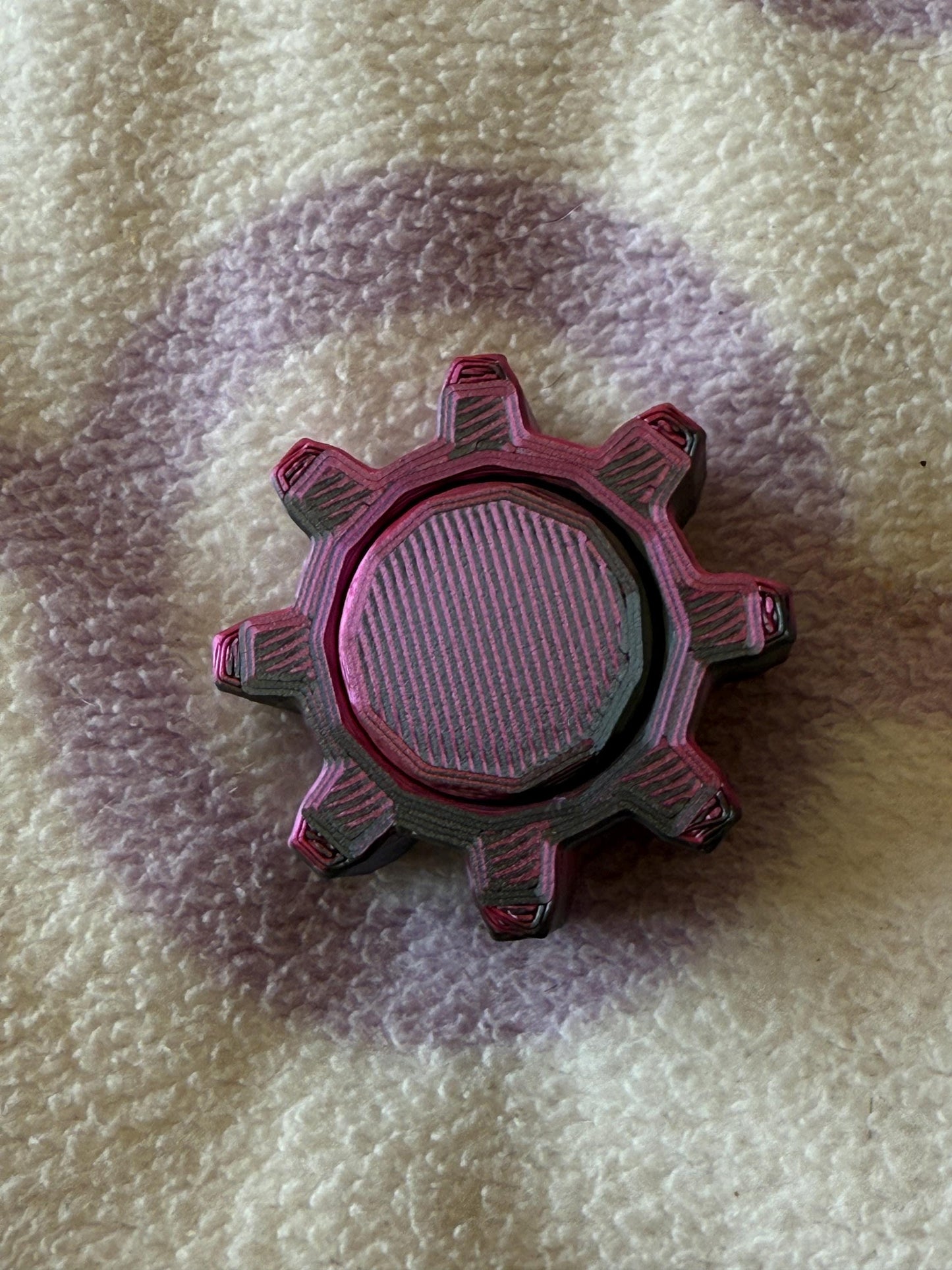 3D Printed Fidget Clicker Spinner – Custom Colors | Stress Relief Toy | ADHD Fidget | Desk Toy |