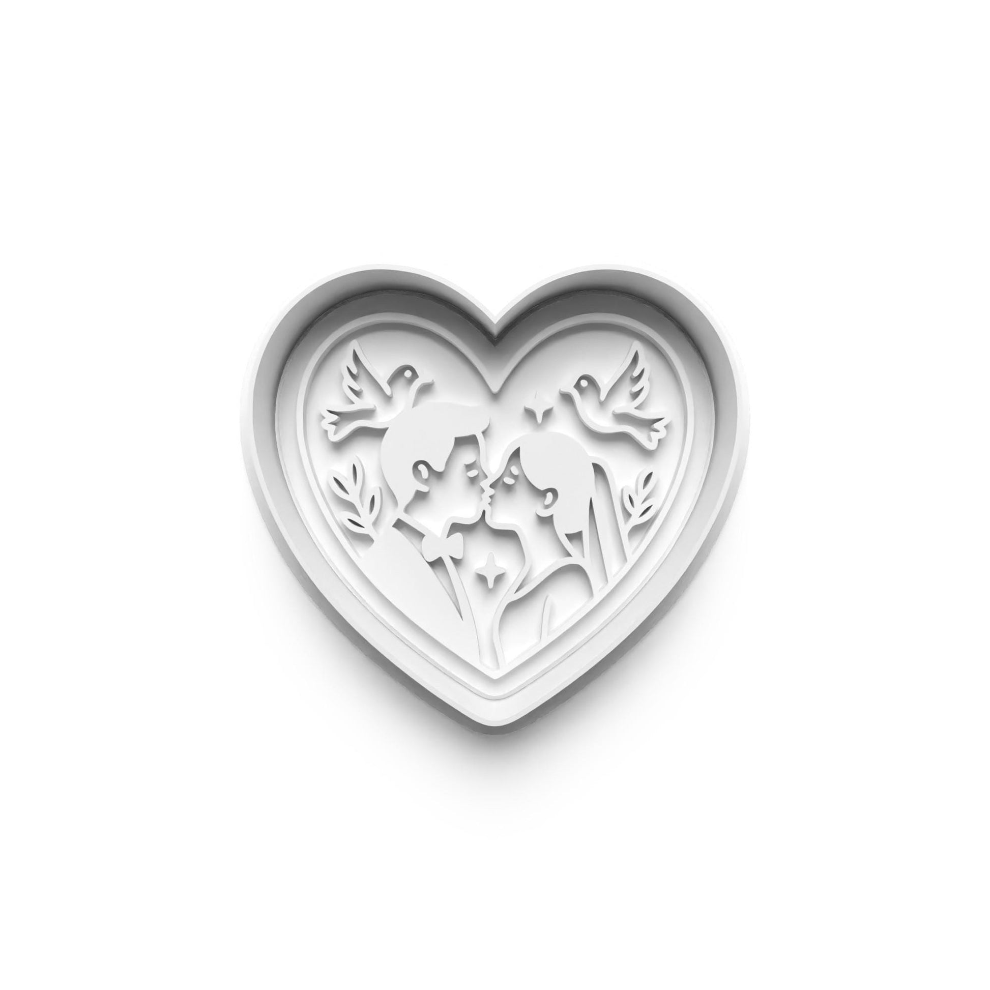 Wedding Cookie Cutter Set – 3D Printed – Set of 4