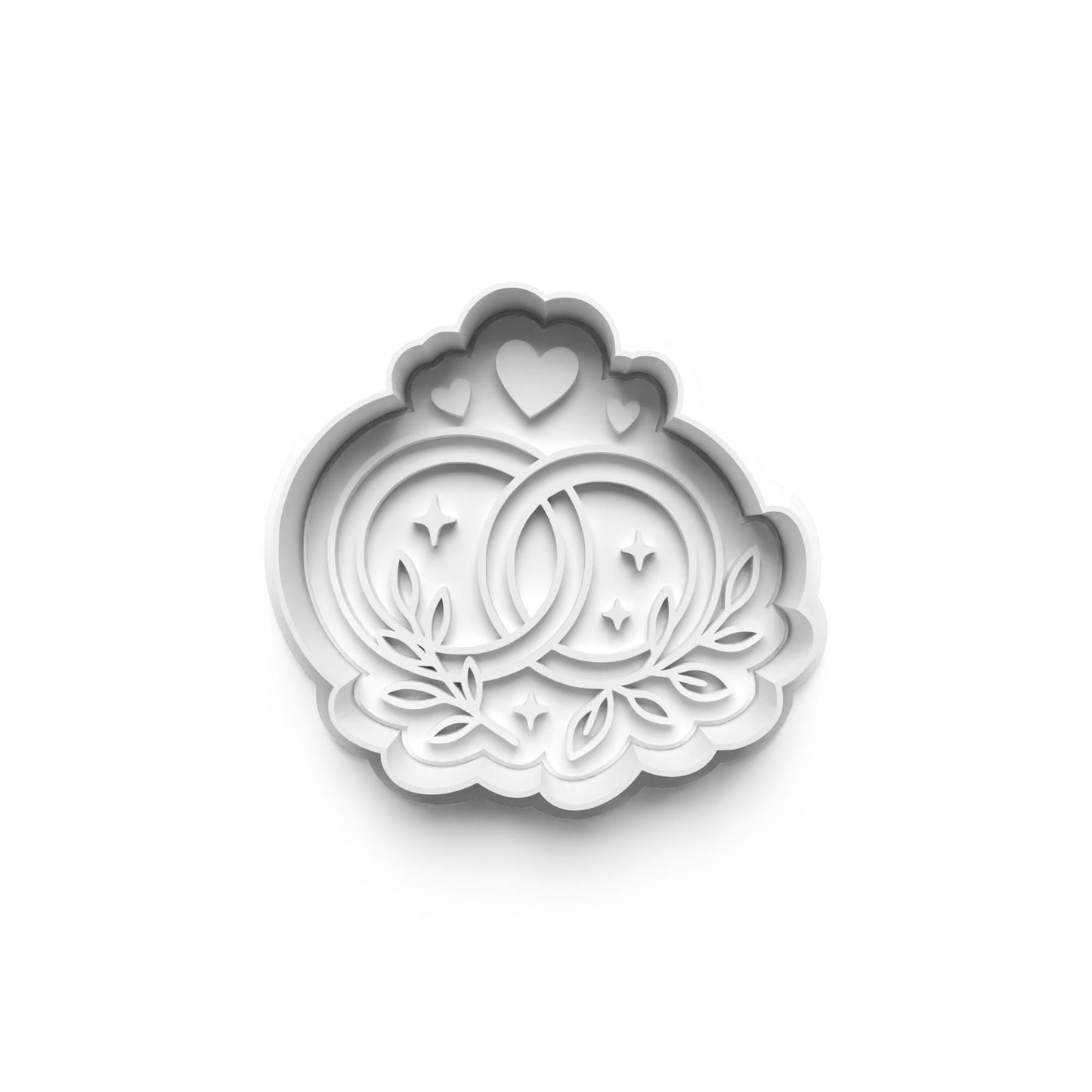 Wedding Cookie Cutter Set – 3D Printed – Set of 4