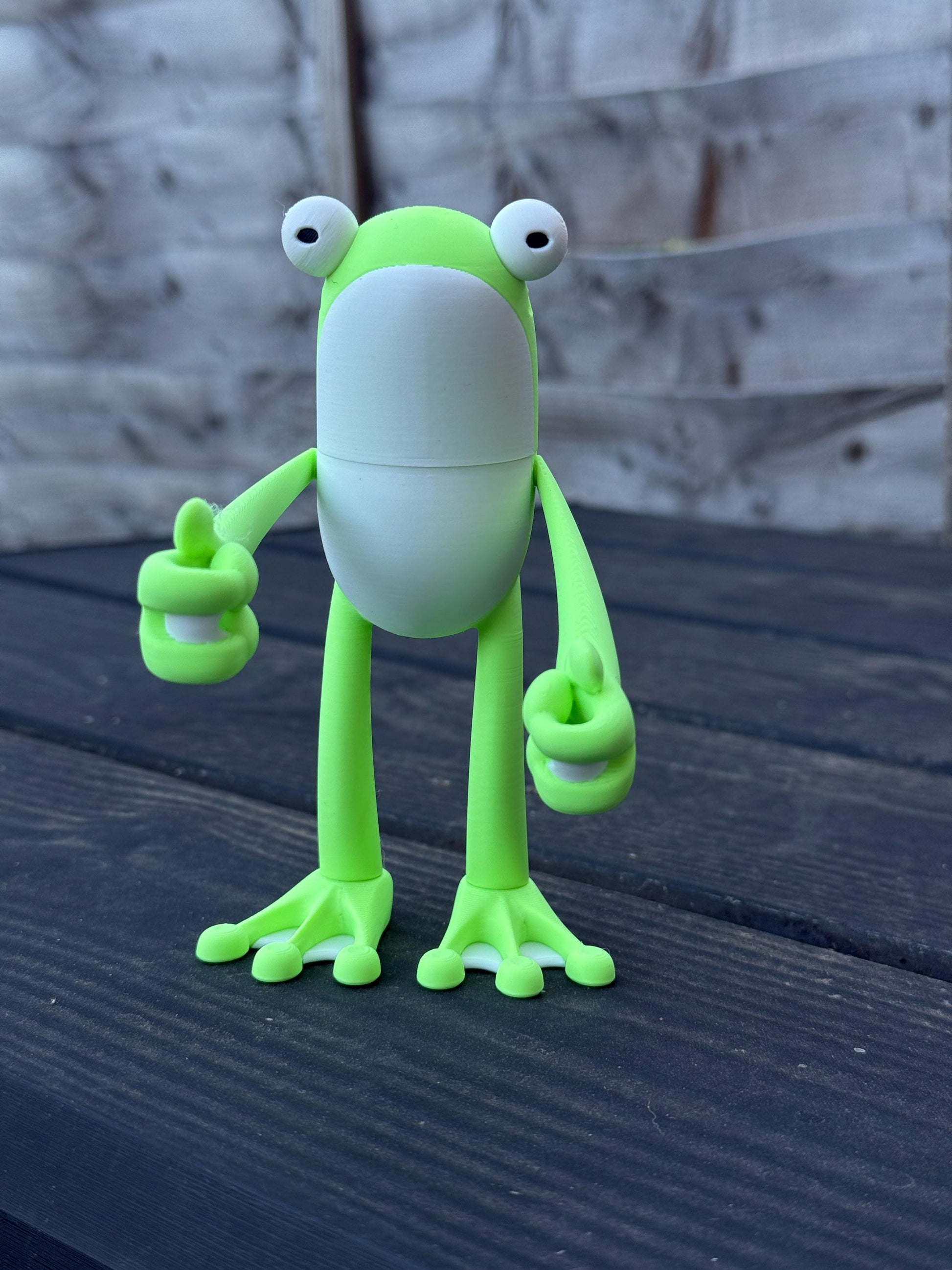Original Fly Frog – Goofy 3D-Printed Frog Collectible