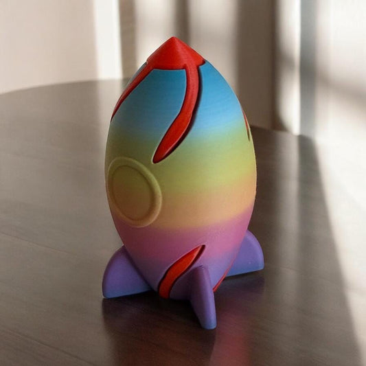 Adorable 3D Printed Rocket Pass through - Perfect Handheld Size! ADHD