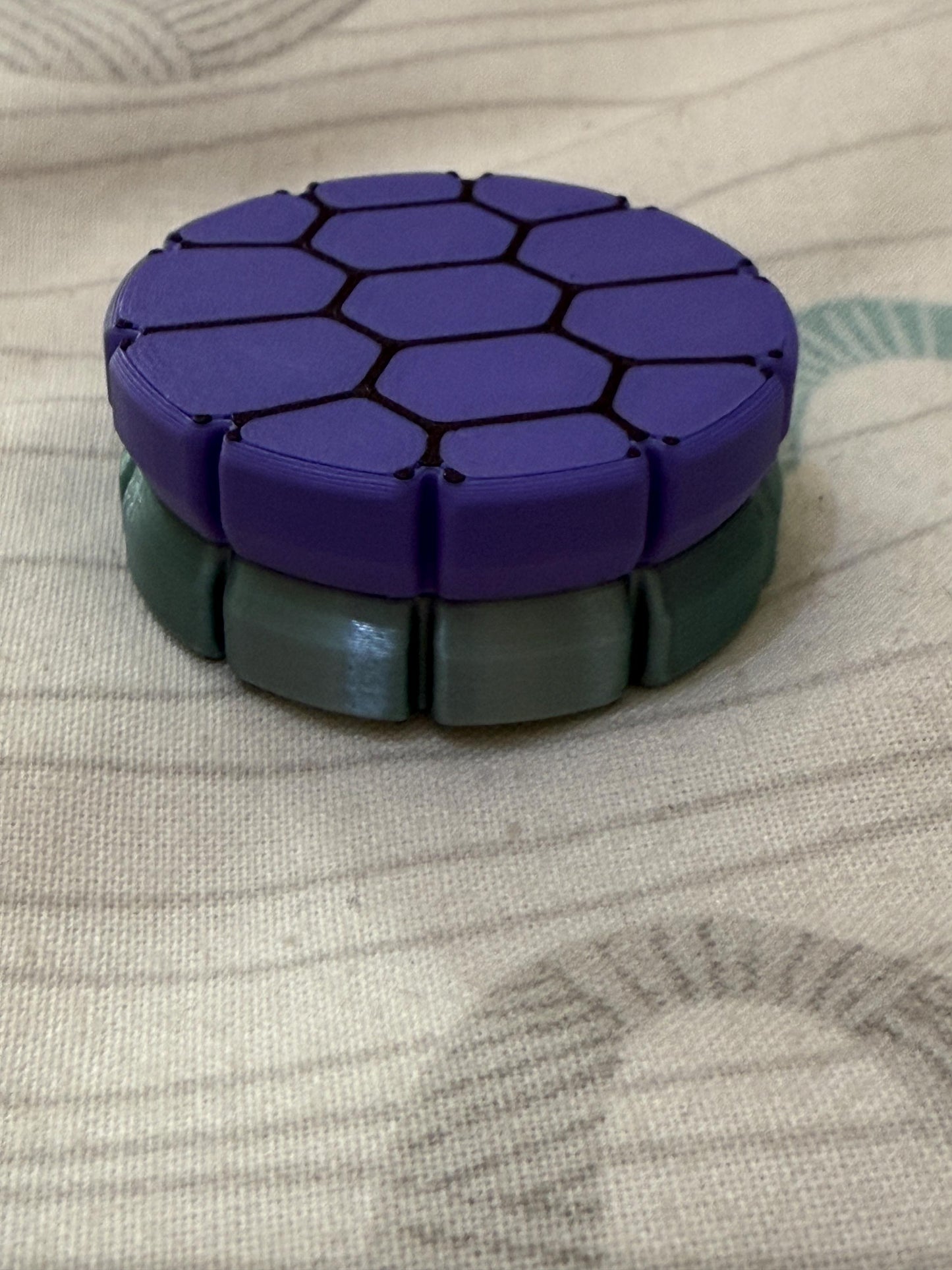 OG Flipster - Reptilian | Hypnotic Flip Tricks Fidget -Dual Sided Quiet Side / Loud Side Magnetic Slider - Haptic Coin