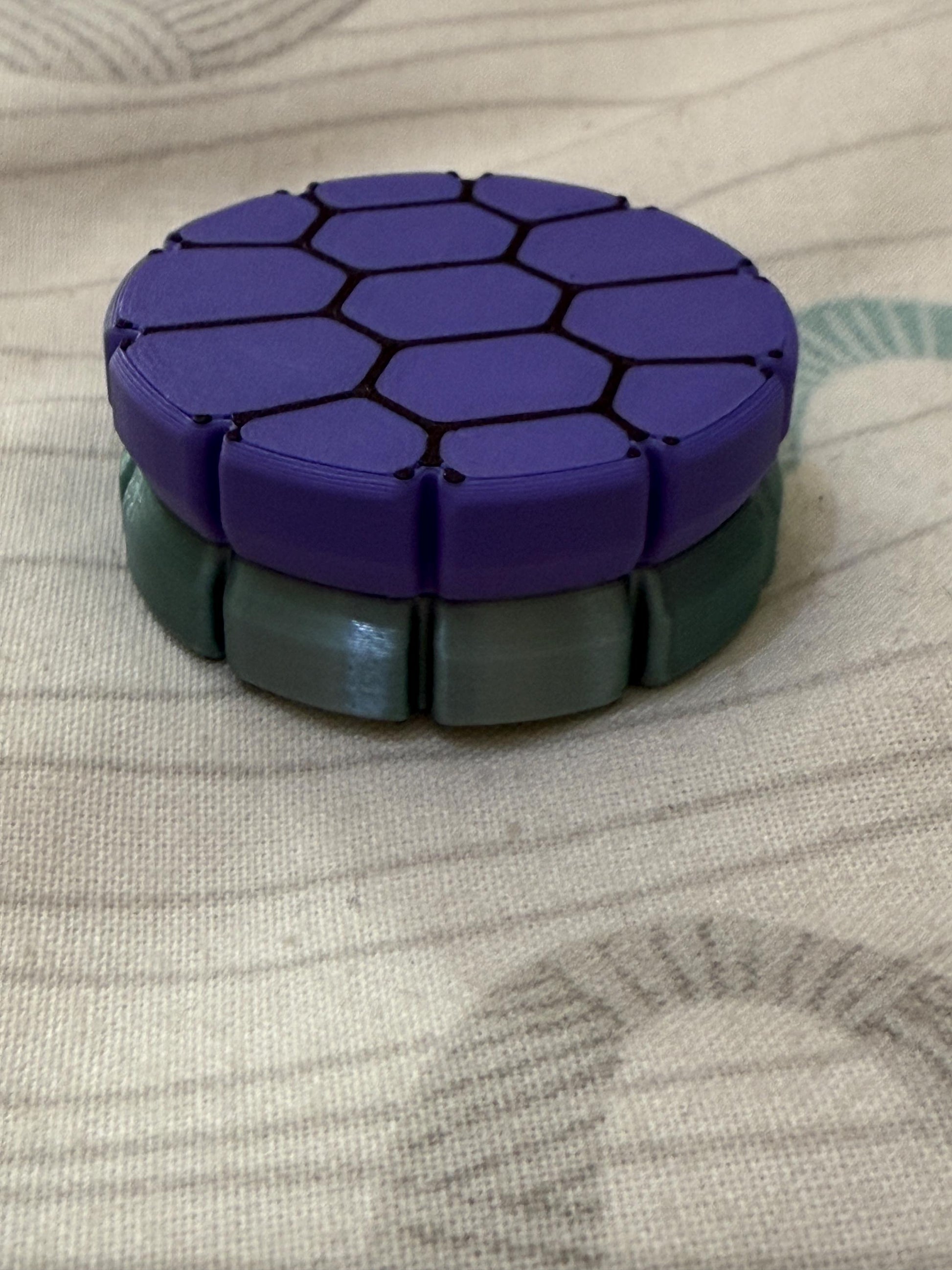 OG Flipster - Reptilian | Hypnotic Flip Tricks Fidget -Dual Sided Quiet Side / Loud Side Magnetic Slider - Haptic Coin