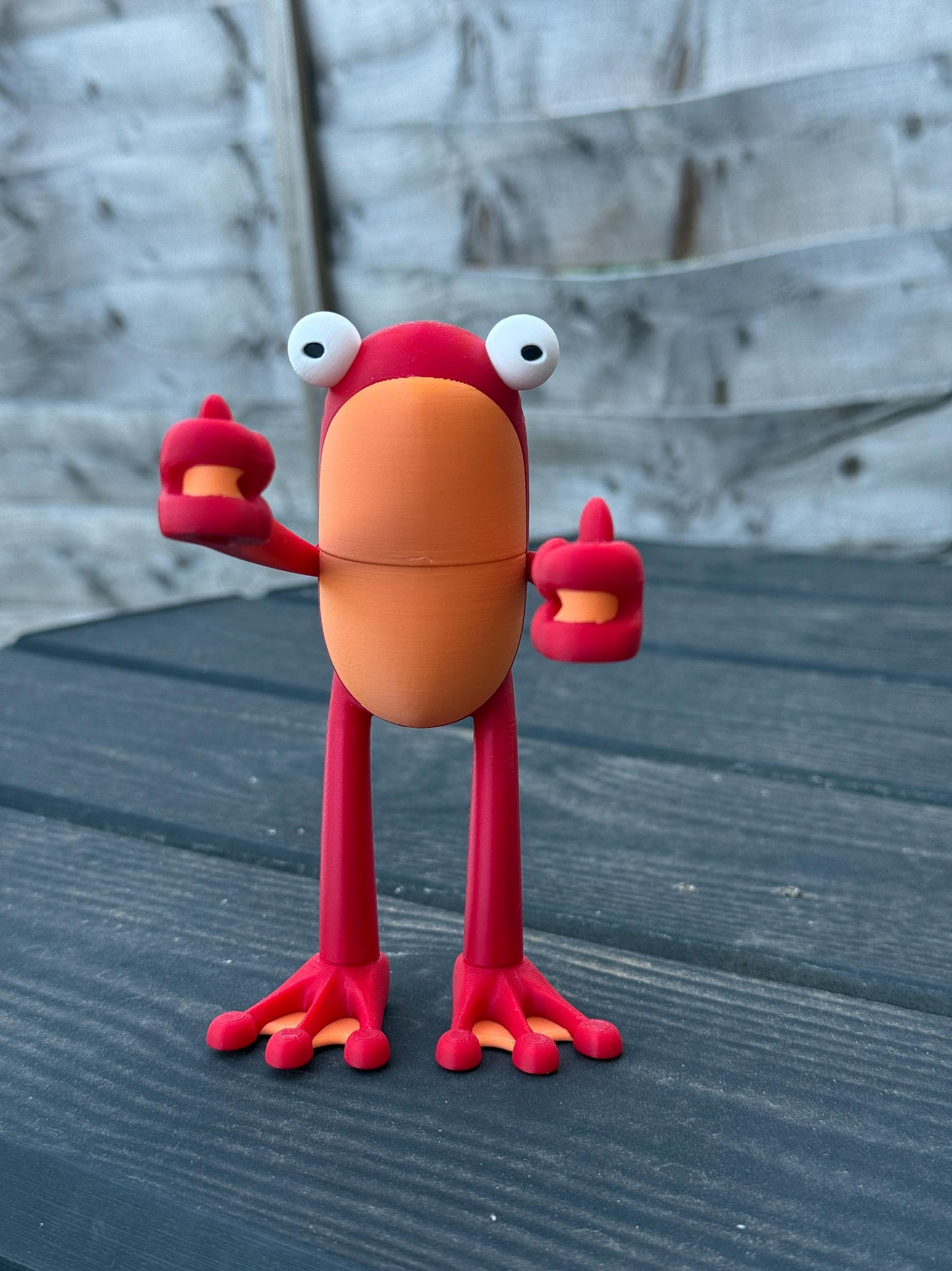 Original Fly Frog – Goofy 3D-Printed Frog Collectible
