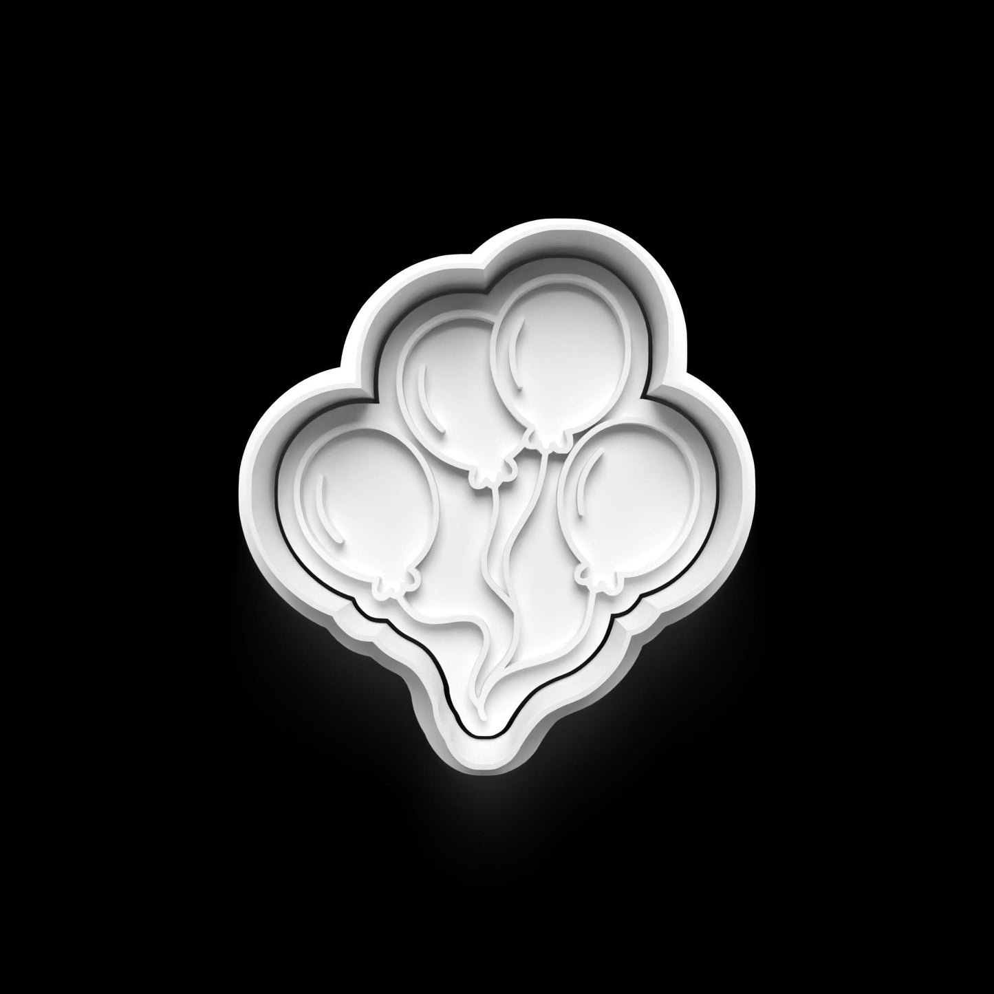 Balloon Cookie Cutter Set – 3D Printed – Perfect for Parties, Birthdays & Baby Showers