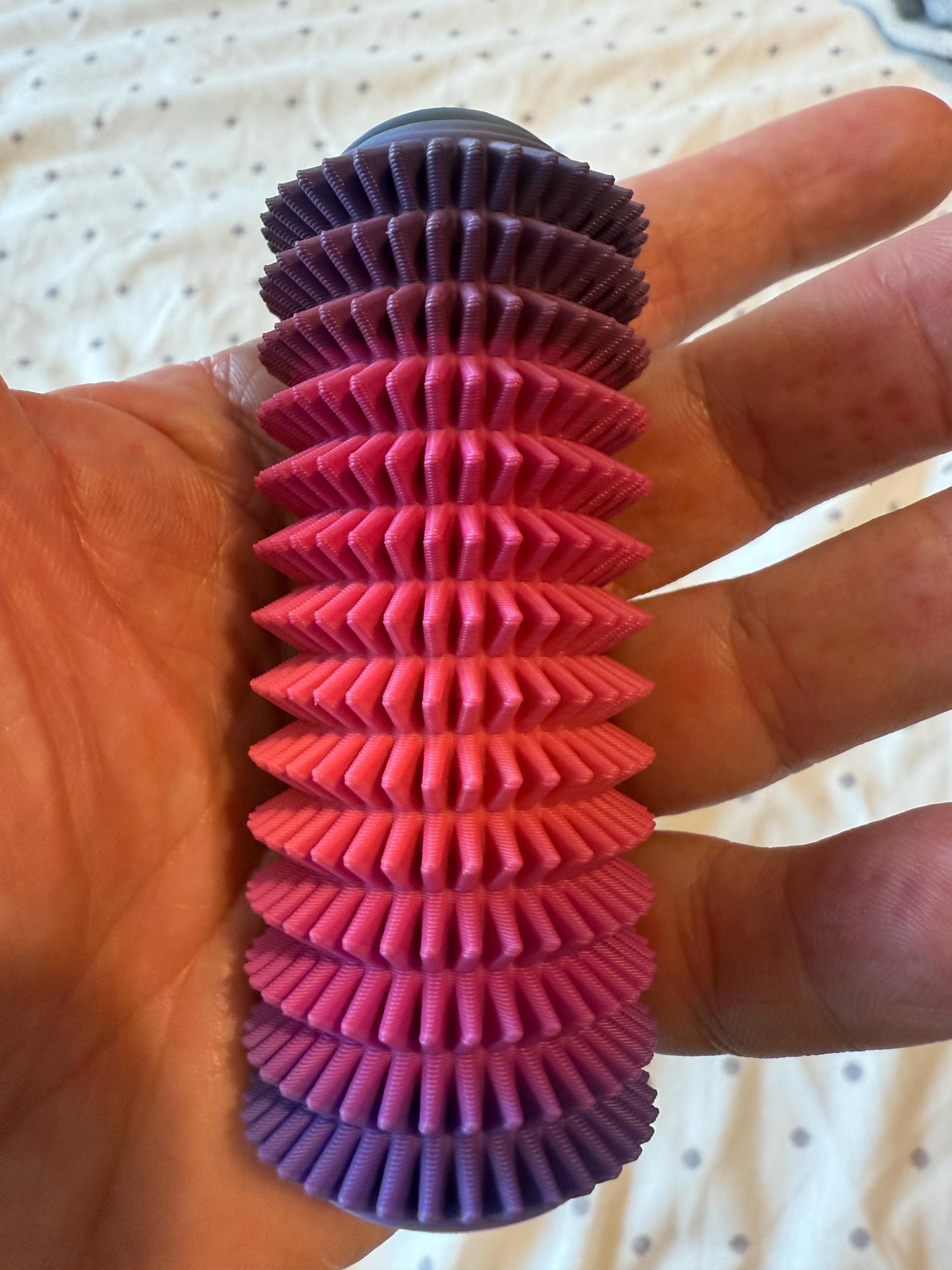 FlexiGrip Fidget Roller | Textured Sensory Tool for Deep Pressure | Firm Tactile Stim Toy | Portable Fidget for Teens & Adults