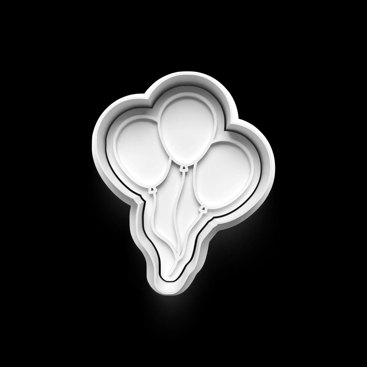 Balloon Cookie Cutter Set – 3D Printed – Perfect for Parties, Birthdays & Baby Showers