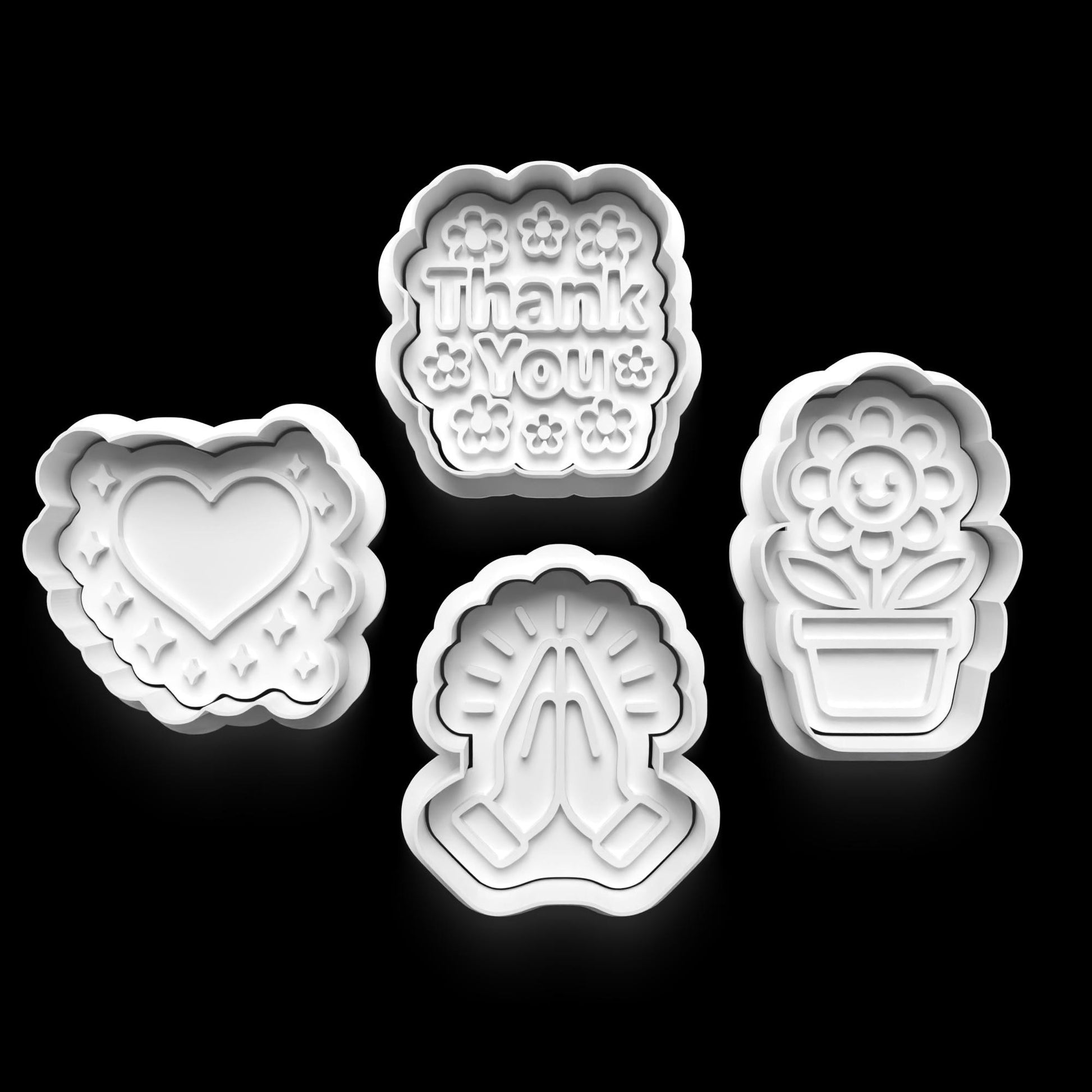 Thank you Cookie Cutter Set – 3D Printed