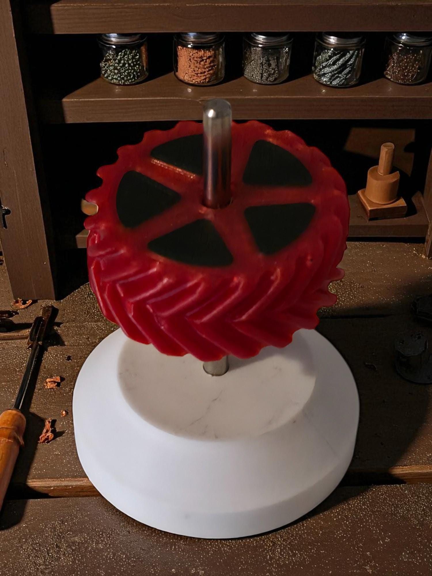 Handmade Magnetic Levitating Revolver design fidget Toy, Spin, Flip Gadget.
