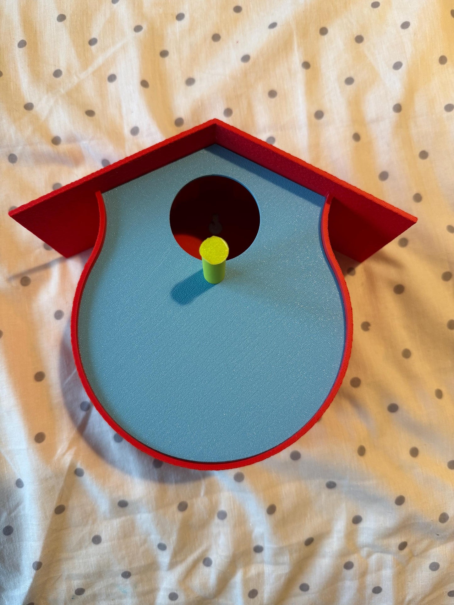 3D Printed Classic Birdhouse – Custom Two-Color Design | Modern Garden Décor for Feathered Friends