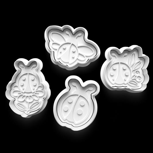 Lady Bird Cookie Cutter Set – 3D Printed – Perfect for Lady Bird lovers