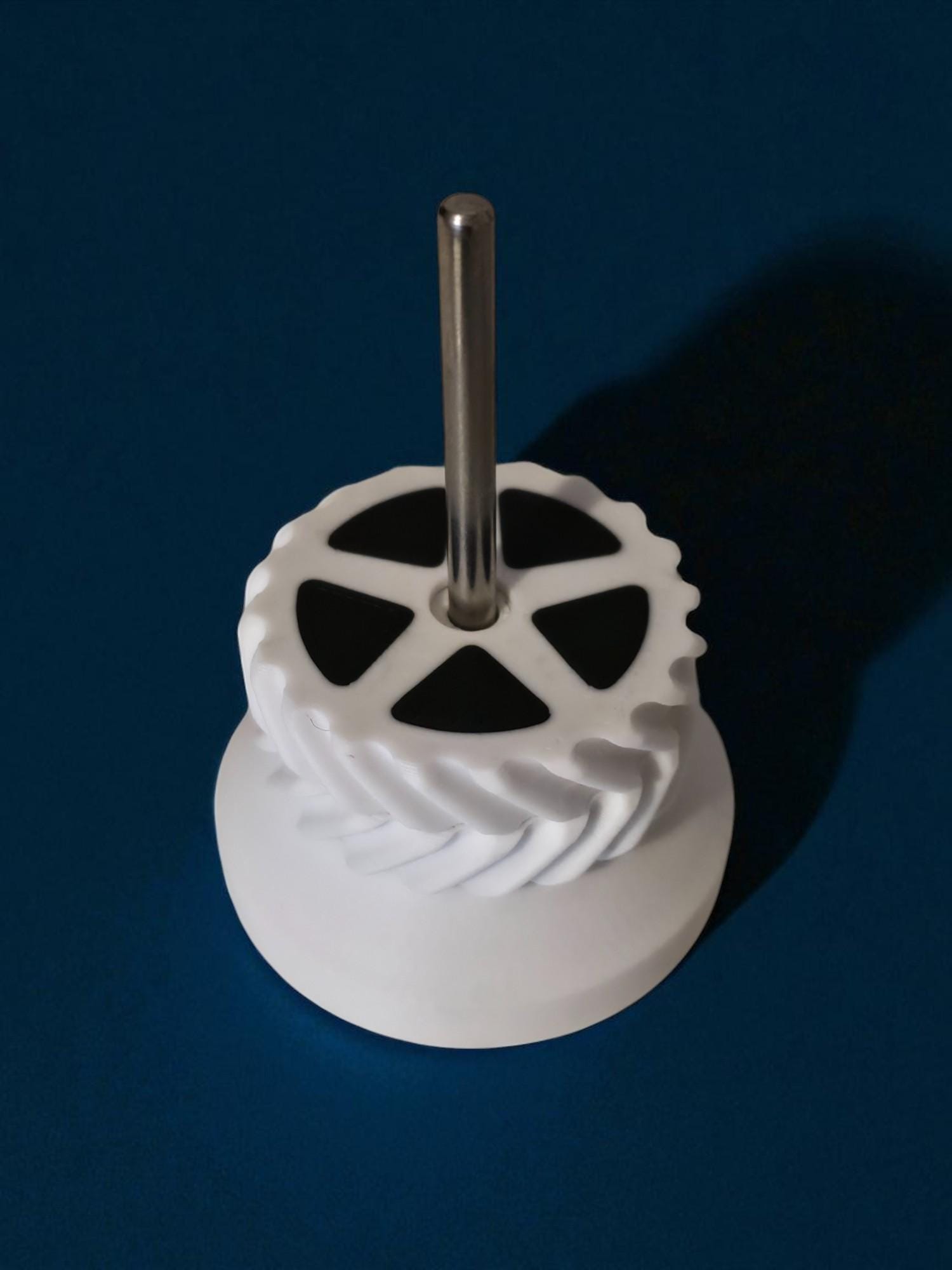 Handmade Magnetic Levitating Revolver design fidget Toy, Spin, Flip Gadget.