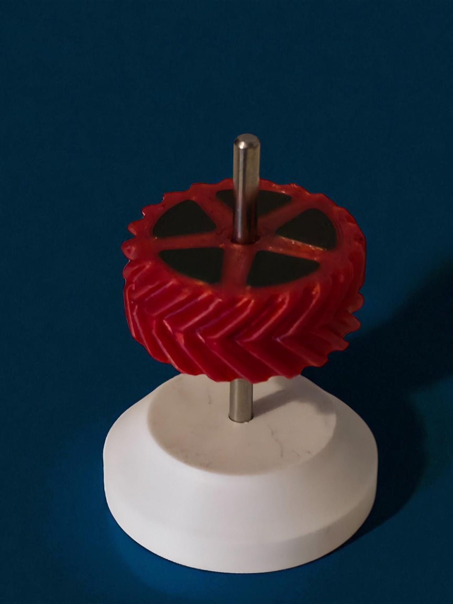 Handmade Magnetic Levitating Revolver design fidget Toy, Spin, Flip Gadget.