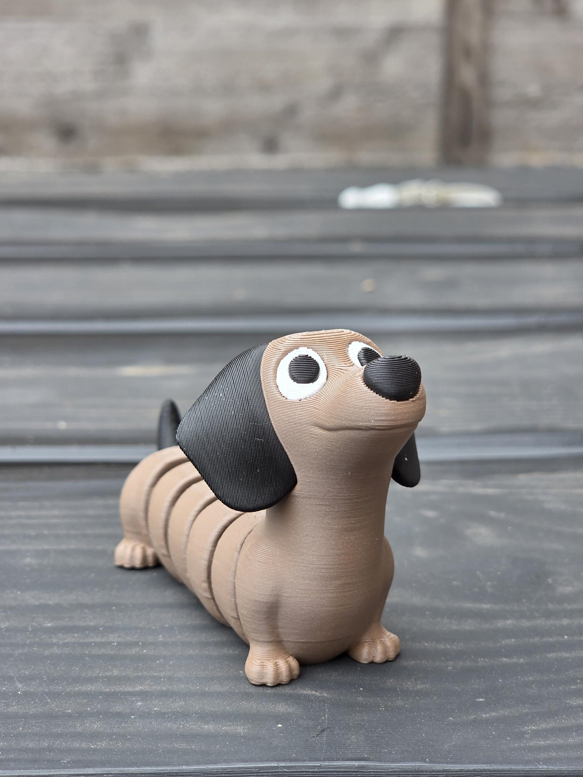 Flexi Dachshund Sausage Dog – 3D Printed Articulated Toy