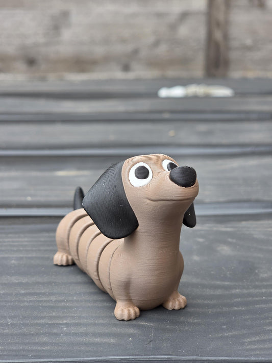 Flexi Dachshund Sausage Dog – 3D Printed Articulated Toy