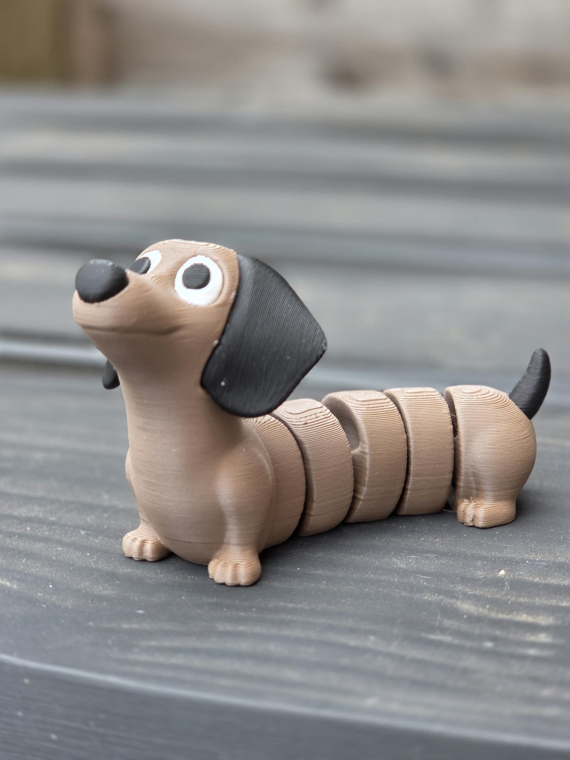 Flexi Dachshund Sausage Dog – 3D Printed Articulated Toy