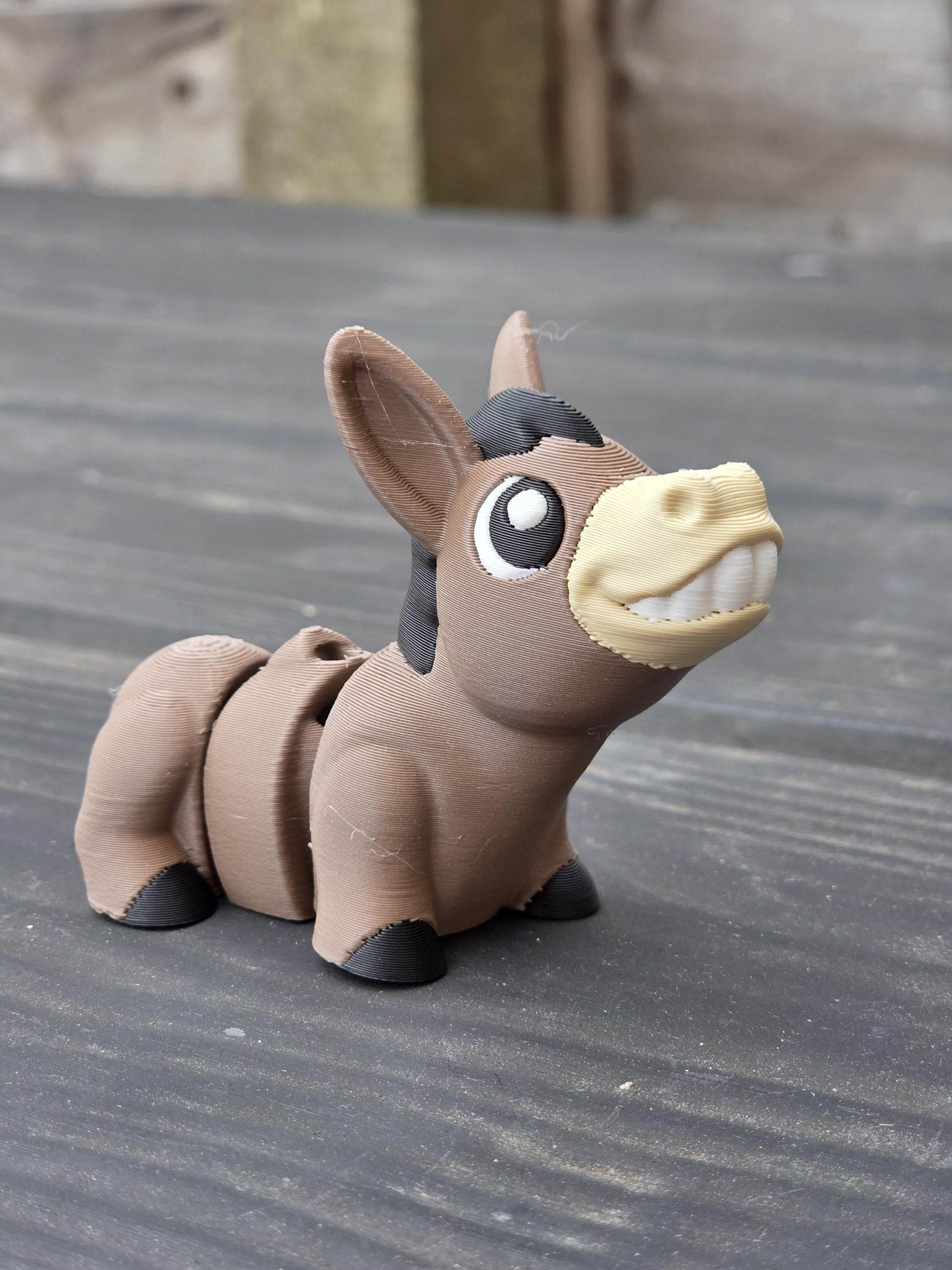 Fidget Donkey Toy – 3D Printed Articulated Animal