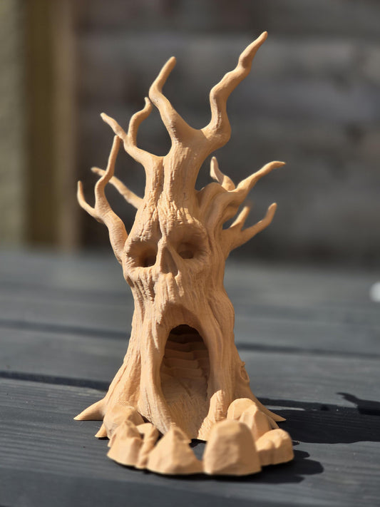 Haunted Hallow Tree Dice Tower | 3D Printed | DnD, Pathfinder, TTRPG Accessories