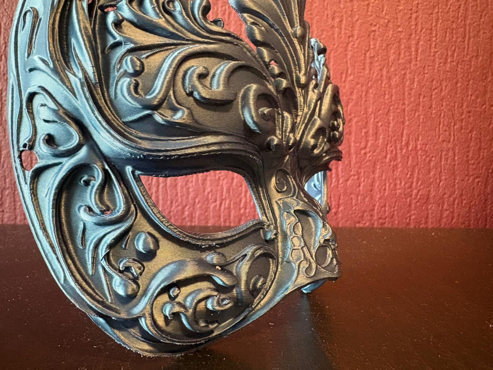 Elegant 3D Printed Mask – Custom Colors Available