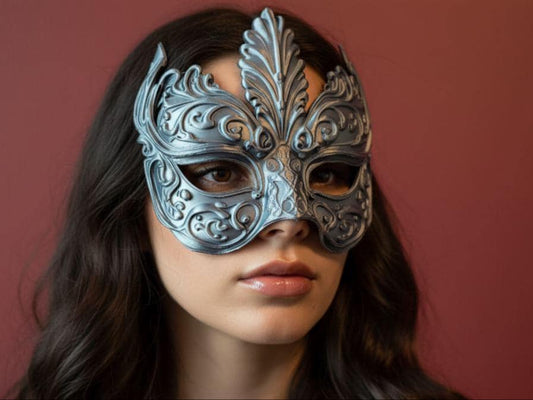 Elegant 3D Printed Mask – Custom Colors Available