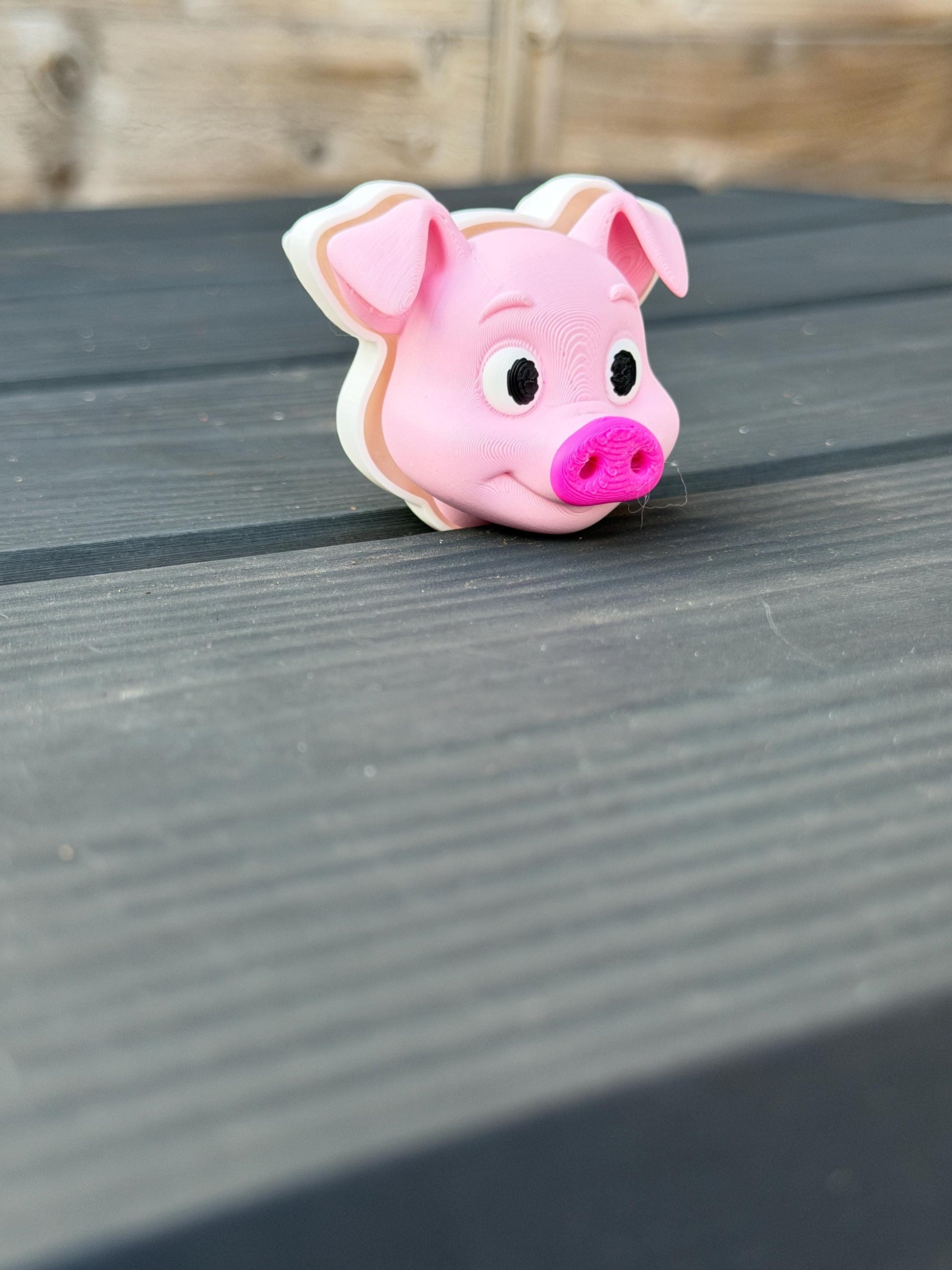 3D Printed Pig Clicker – Cute Fidget Toy for Stress & Focus