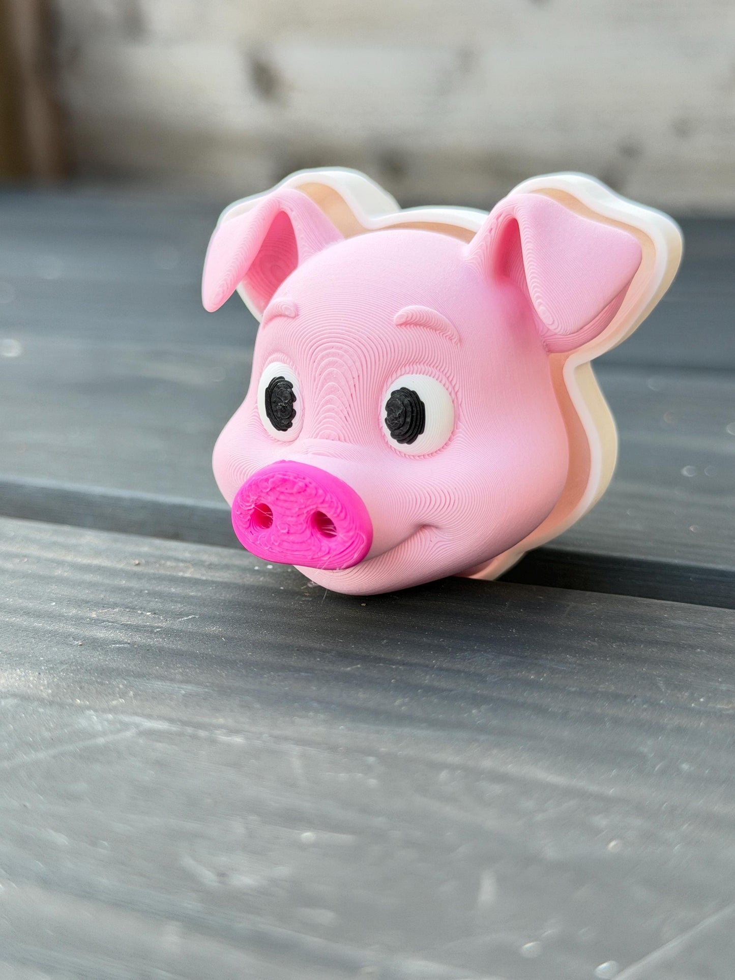 3D Printed Pig Clicker – Cute Fidget Toy for Stress & Focus
