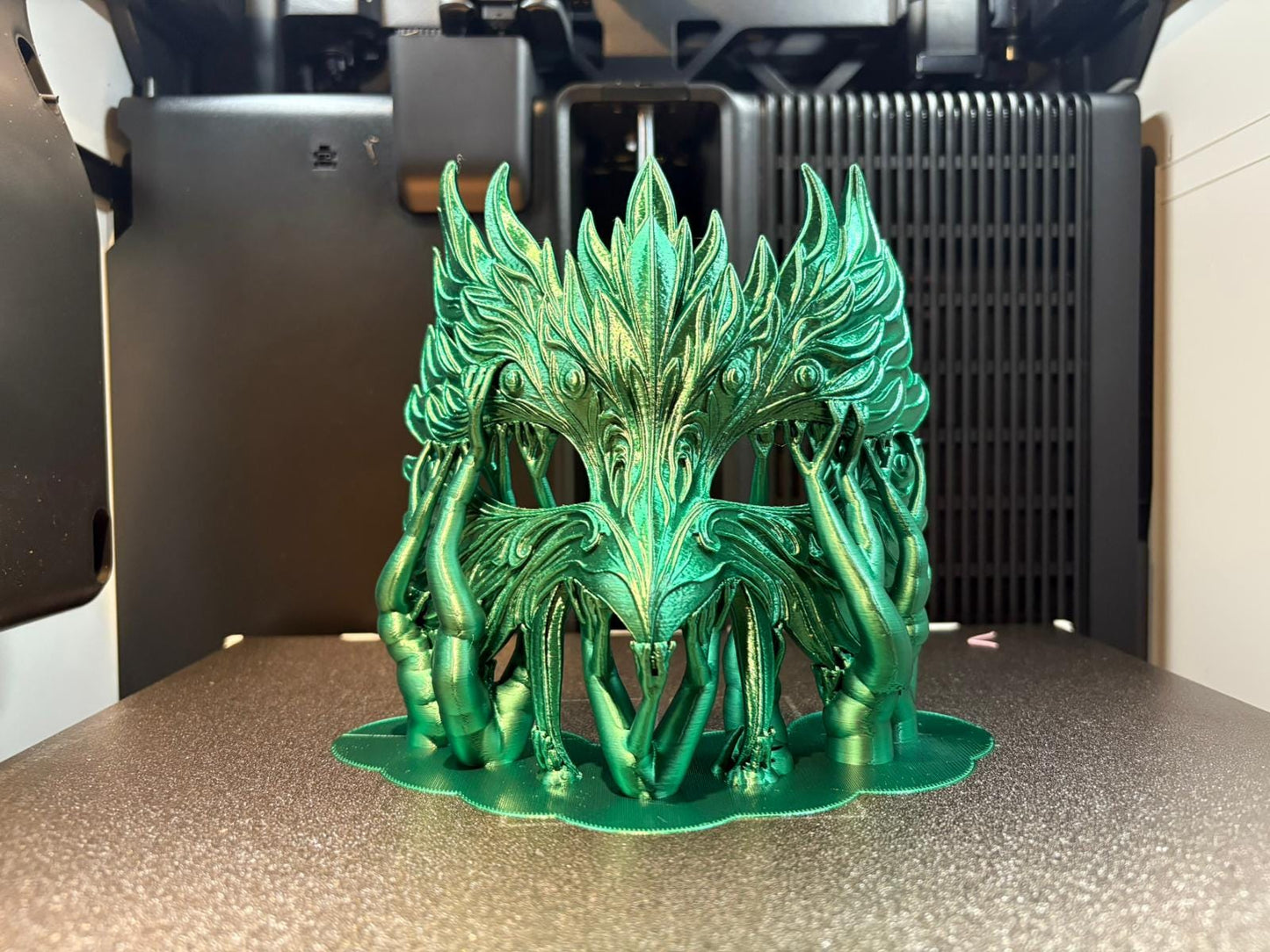 Beautiful Wearable 3D Printed Owl Mask – Custom Colors Available