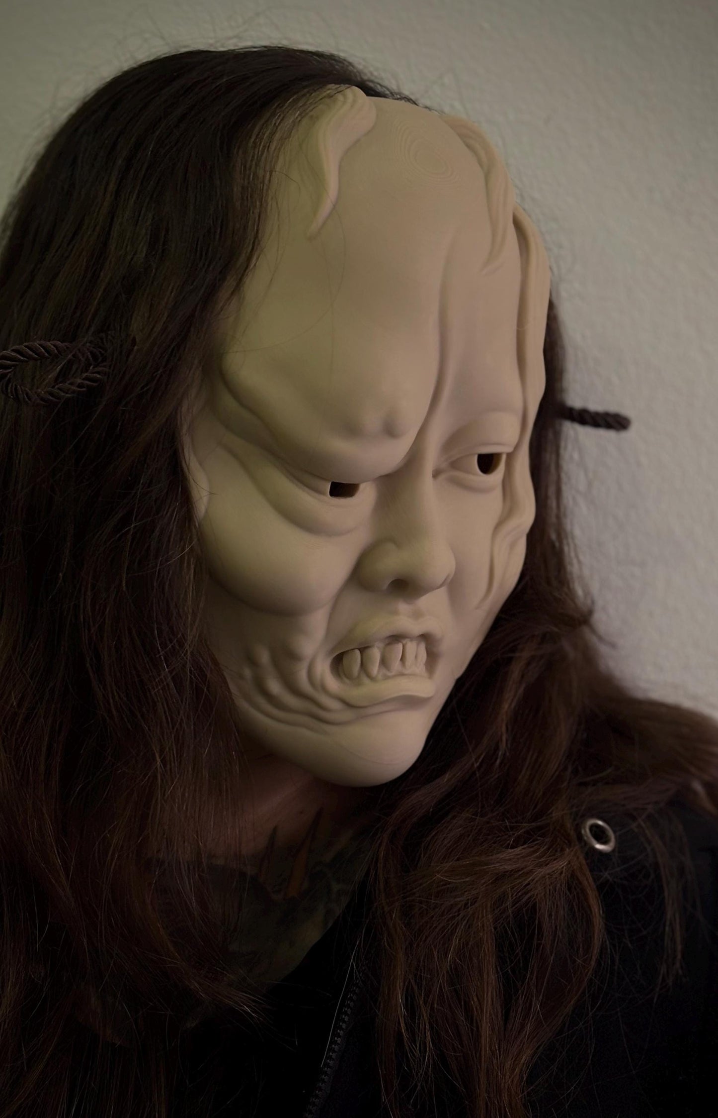 Oiwa Mask – 3D Printed Japanese Ghost Mask (Vengeful Spirit of Oiwa)
