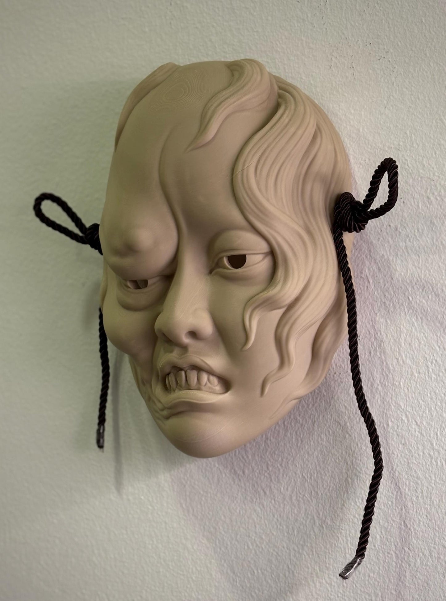Oiwa Mask – 3D Printed Japanese Ghost Mask (Vengeful Spirit of Oiwa)