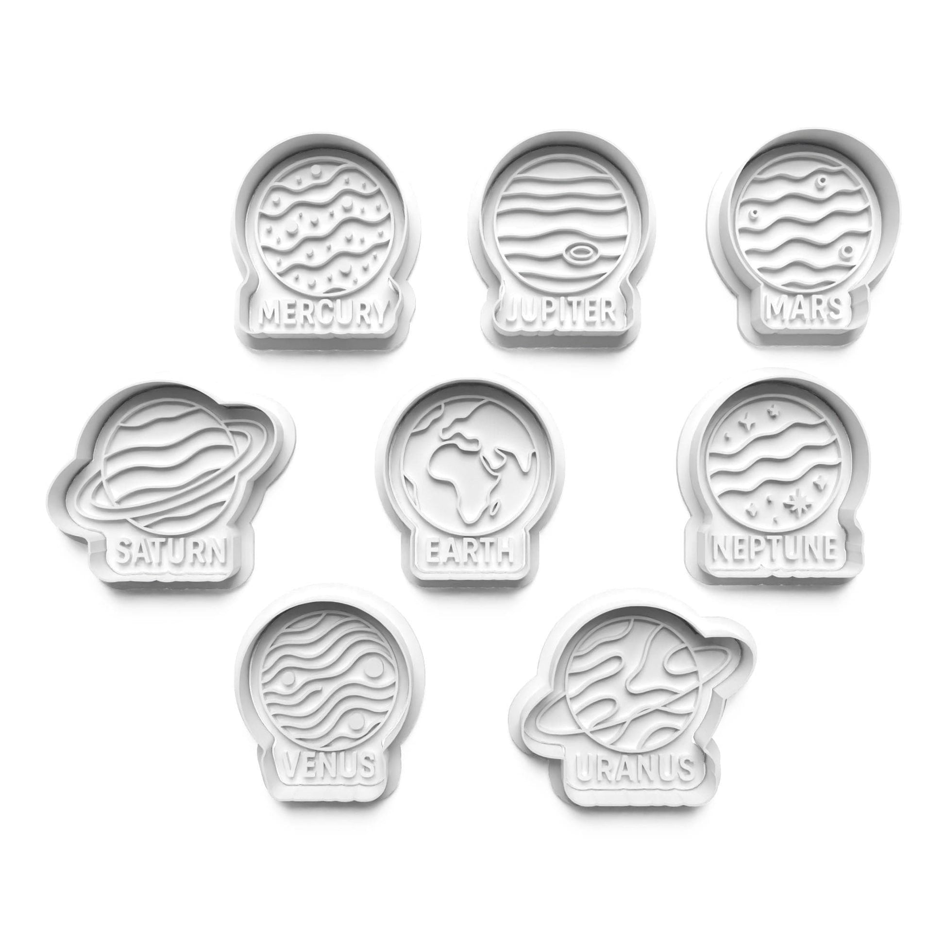 Purr-fect Your Baking with Our Adorable planets Cookie Cutter Set! 1035