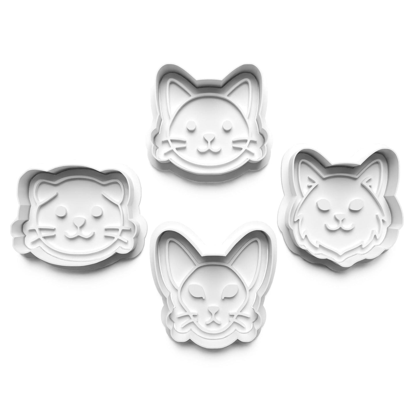 Purr-fect Your Baking with Our Adorable cat faces cookie cutters Cookie Cutter Set! 1042