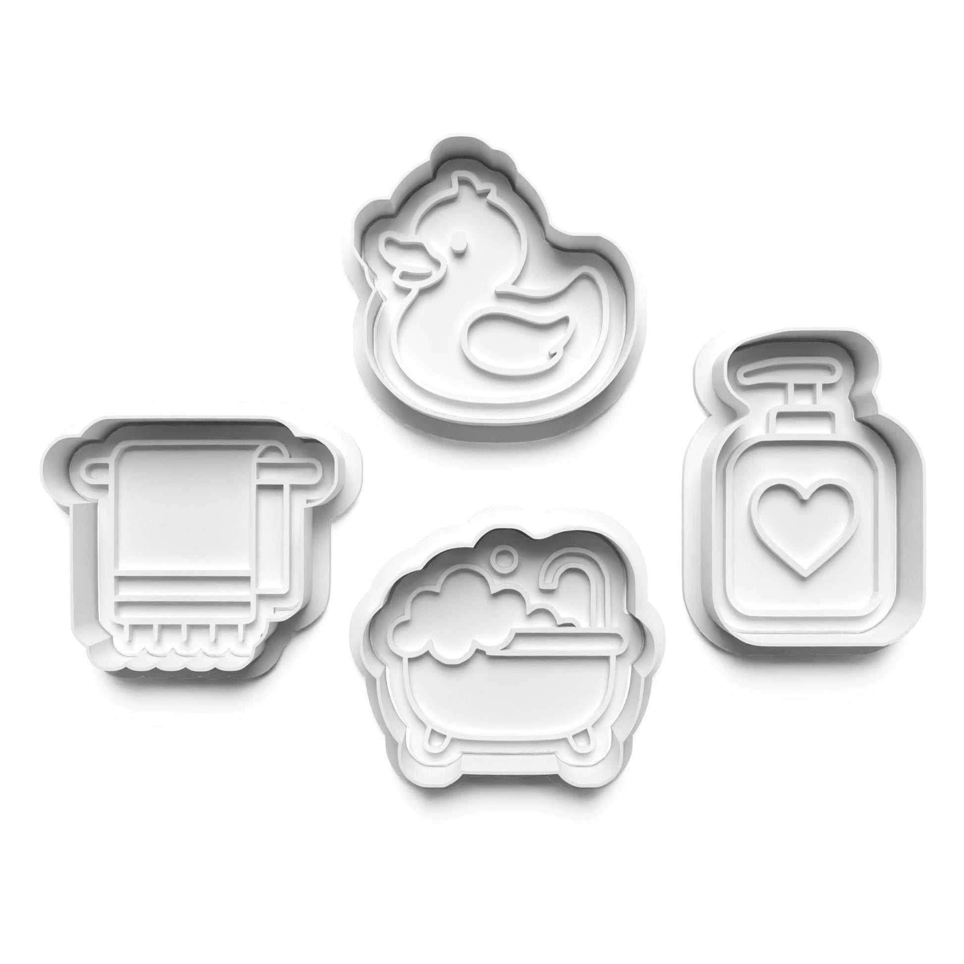 Purr-fect Your Baking with Our Adorable bath time cookie cutters Cookie Cutter Set! 1044