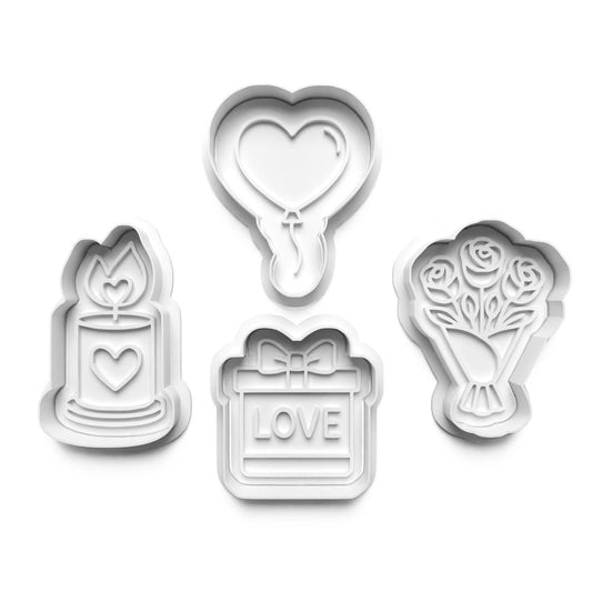 Purr-fect Your Baking with Our Adorable valentines cookie cutters Cookie Cutter Set! 1048
