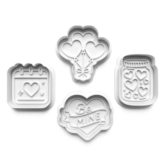 Purr-fect Your Baking with Our Adorable valentines Cookie Cutter Set! 1034