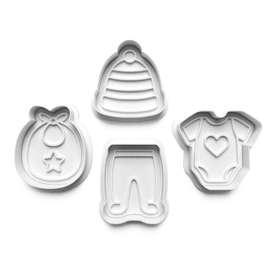 Purr-fect Your Baking with Our Adorable baby clothes cookie cutters Cookie Cutter Set! 1039