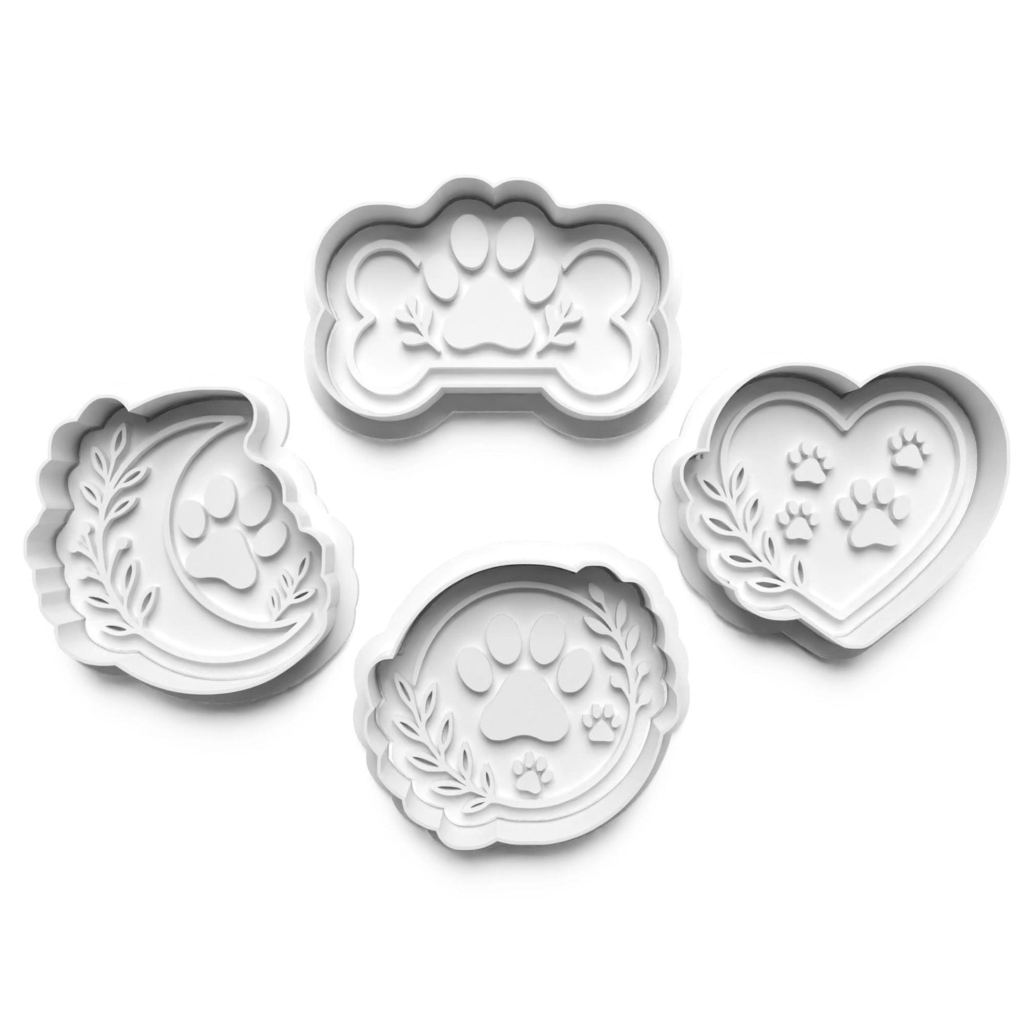 Purr-fect Your Baking with Our Adorable nature paw print cookie cutters Cookie Cutter Set! 1046