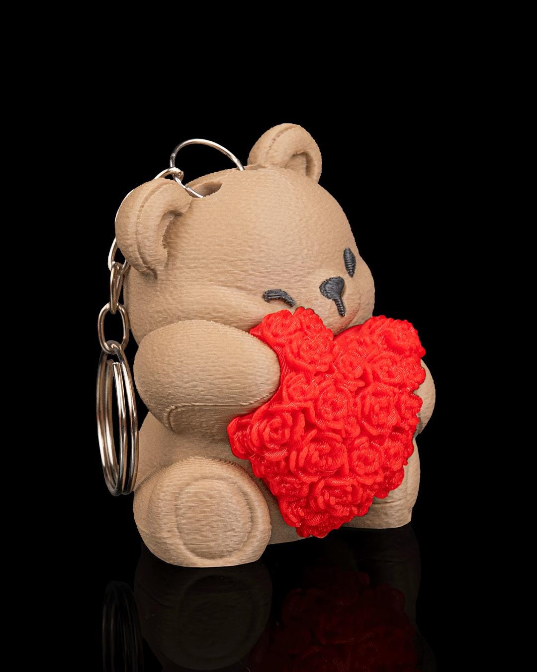 3D Printed Heart blossom Love Bear