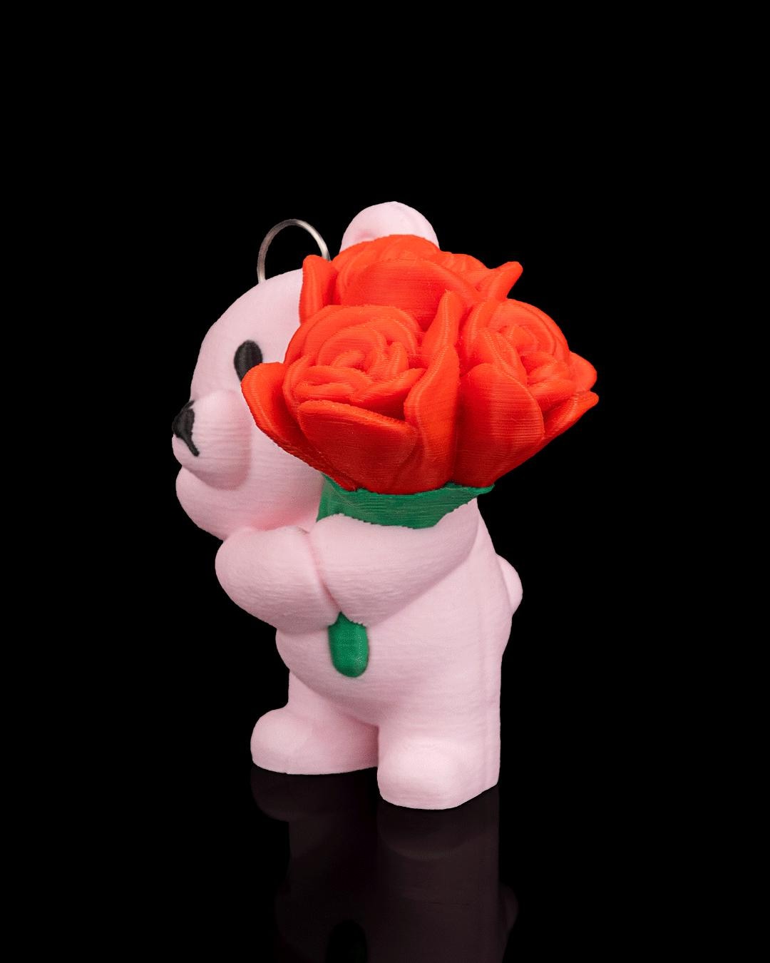 3D Printed Heart Blossom Love Bear