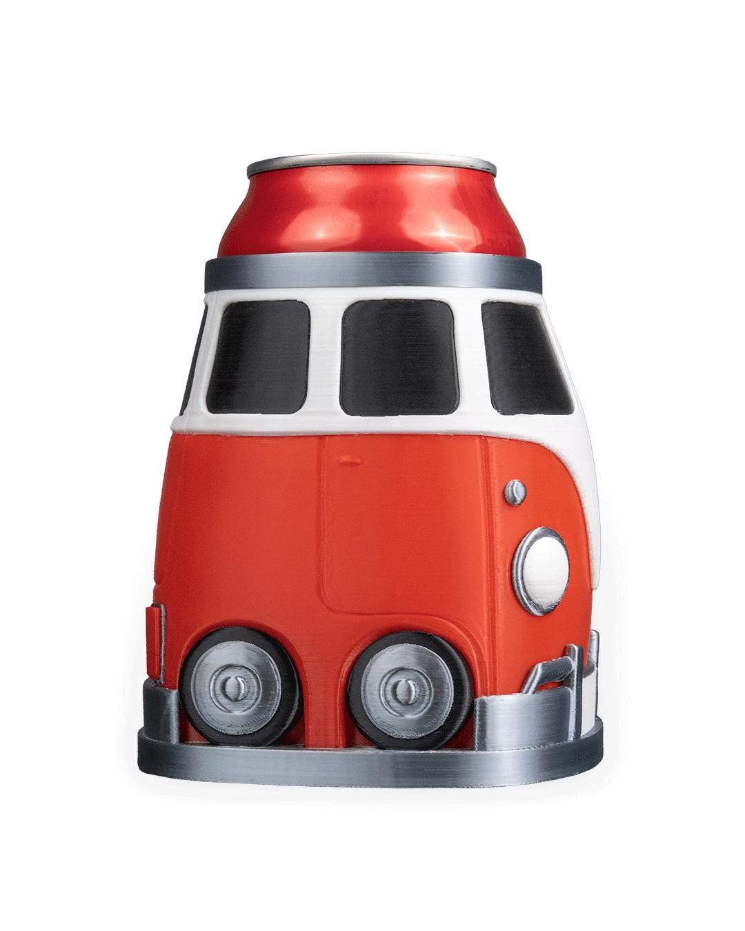 Retro Van Can Holder Beach Style Drink Holder for Desk Bar or Gift Can Holder 3D Printed Cozy Drink Holder Funny Gift for Him & Her