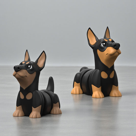 Flexi Doberman – 3D Printed Articulated Dog Figure