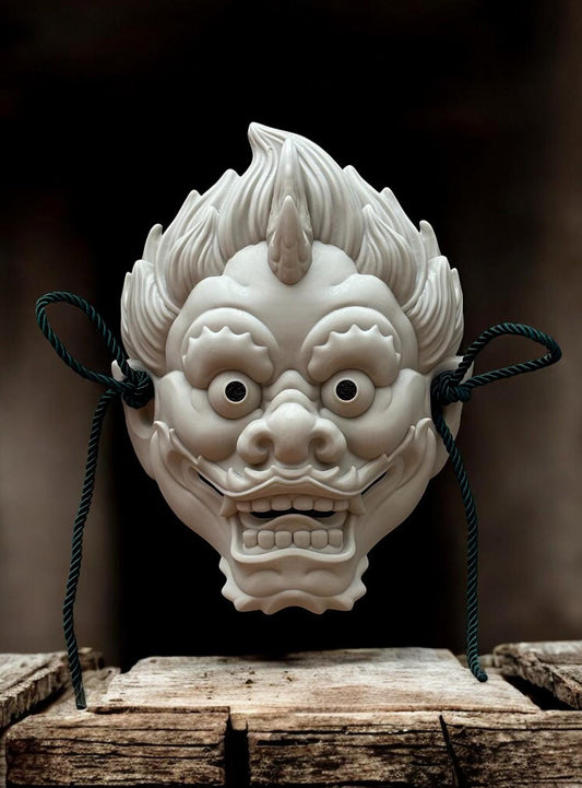 3D Printed Fujin classic Mask – Japanese Mythology god of wind
