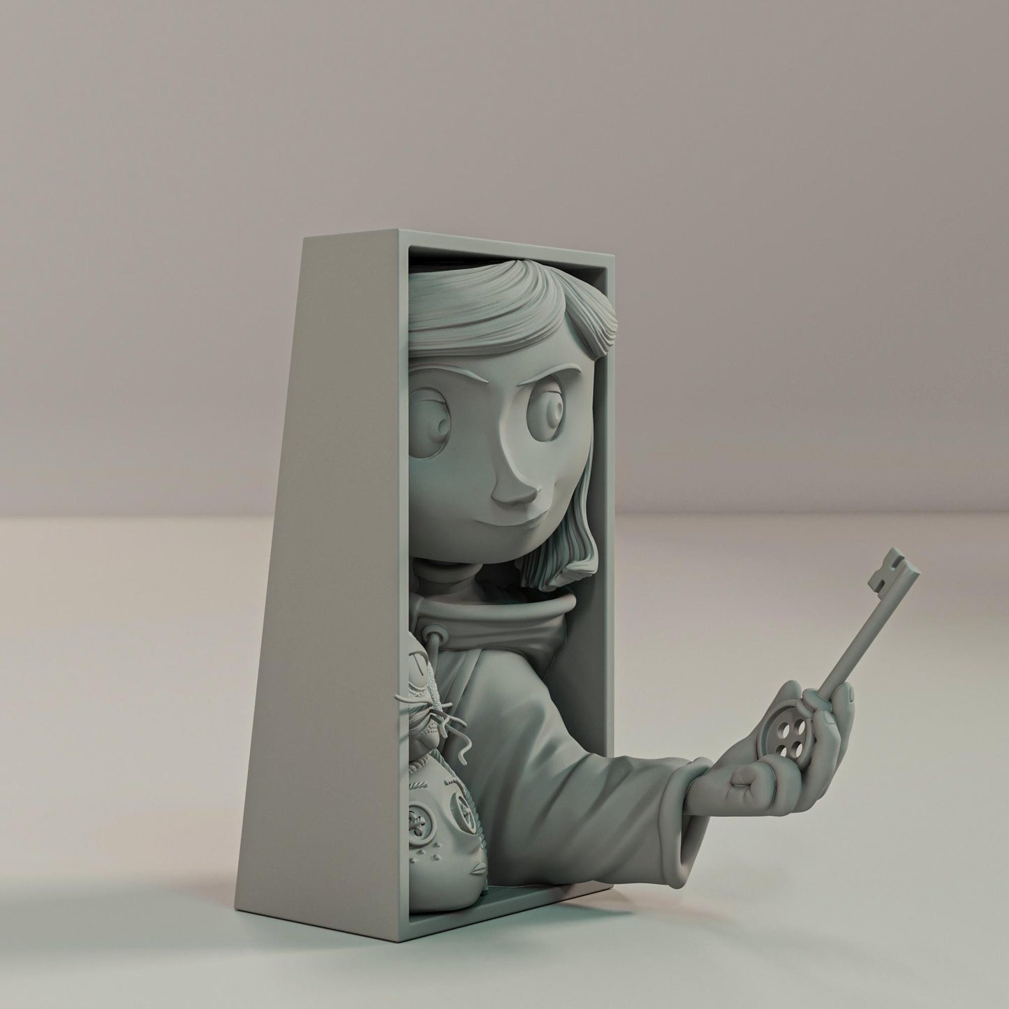Spooky Fairytale Book Nook | Whimsical Gothic Shelf Decor 3D Printed