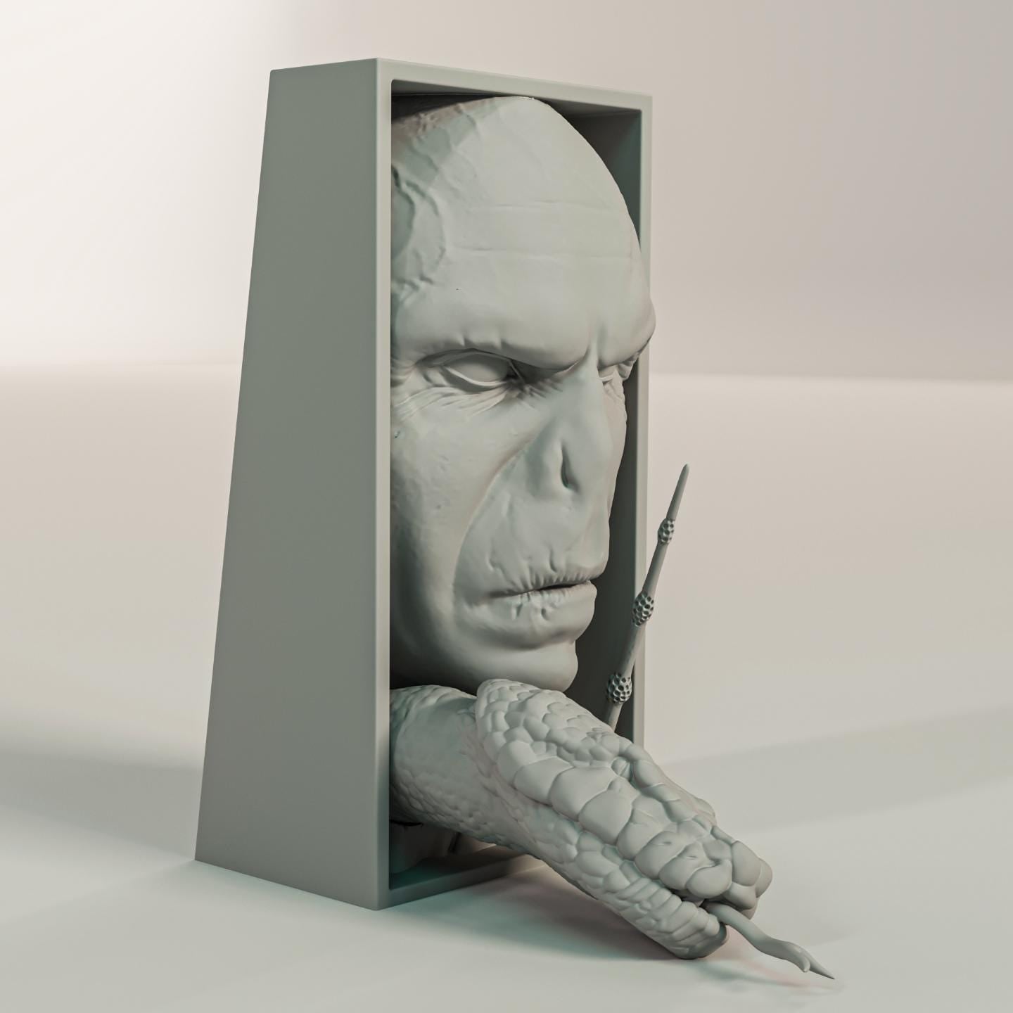 Dark Wizard Book Nook | Fantasy Magic Bookshelf Insert 3D Printed