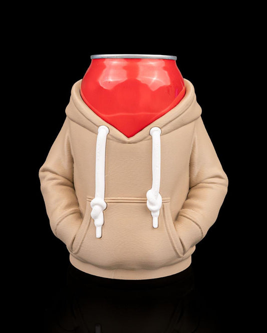Hoodie Can Holder – 3D Printed Hoodie Can Sleeve, Cozy Drink Holder, Funny Gift for Him & Her