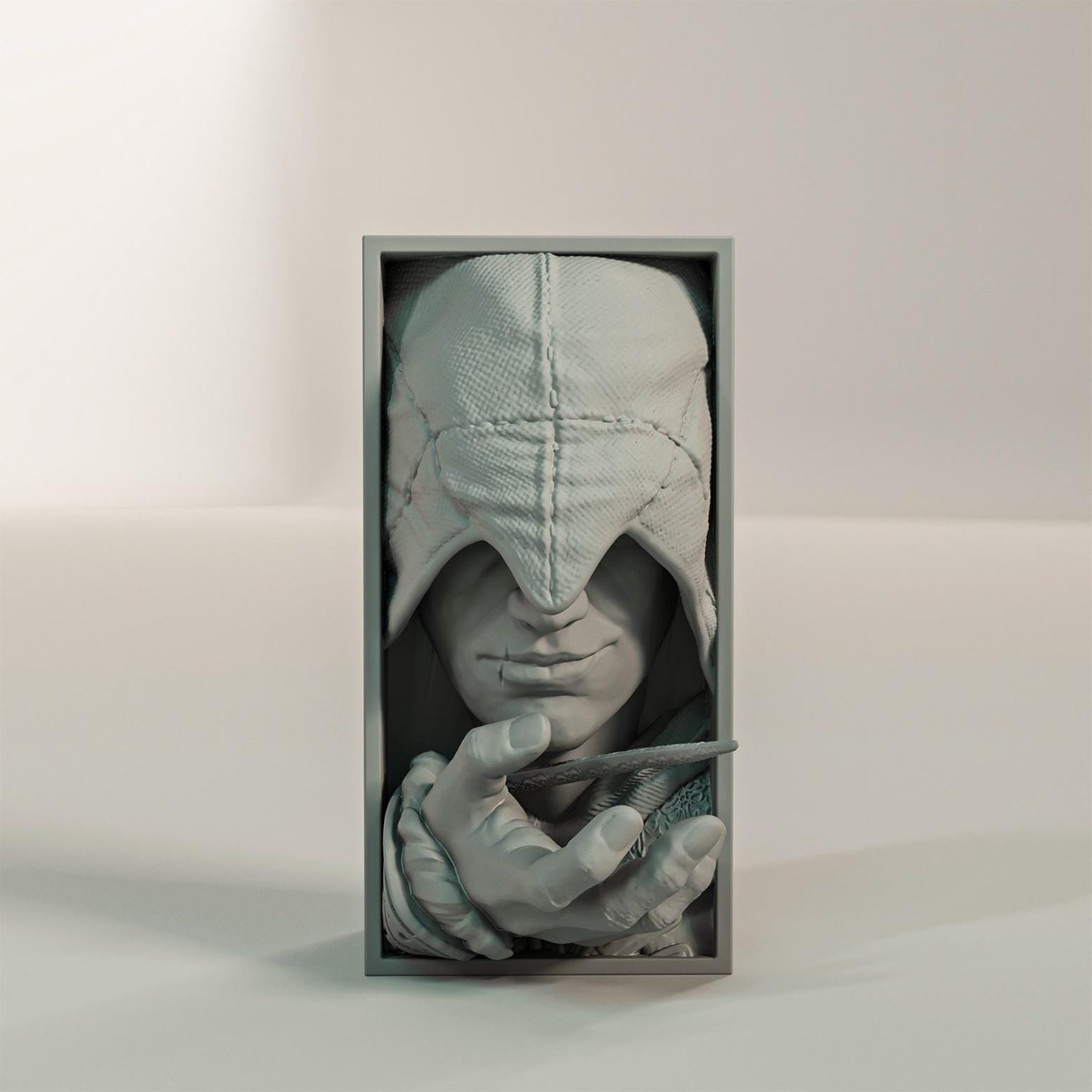 Renaissance Assassin Book Nook | Historical Fantasy Bookshelf Insert 3D Printed