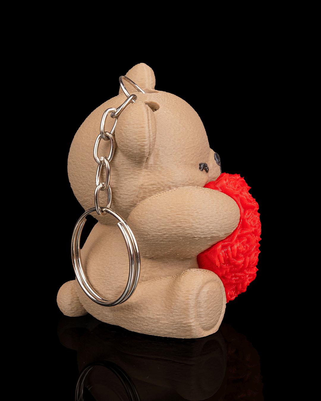 3D Printed Heart blossom Love Bear