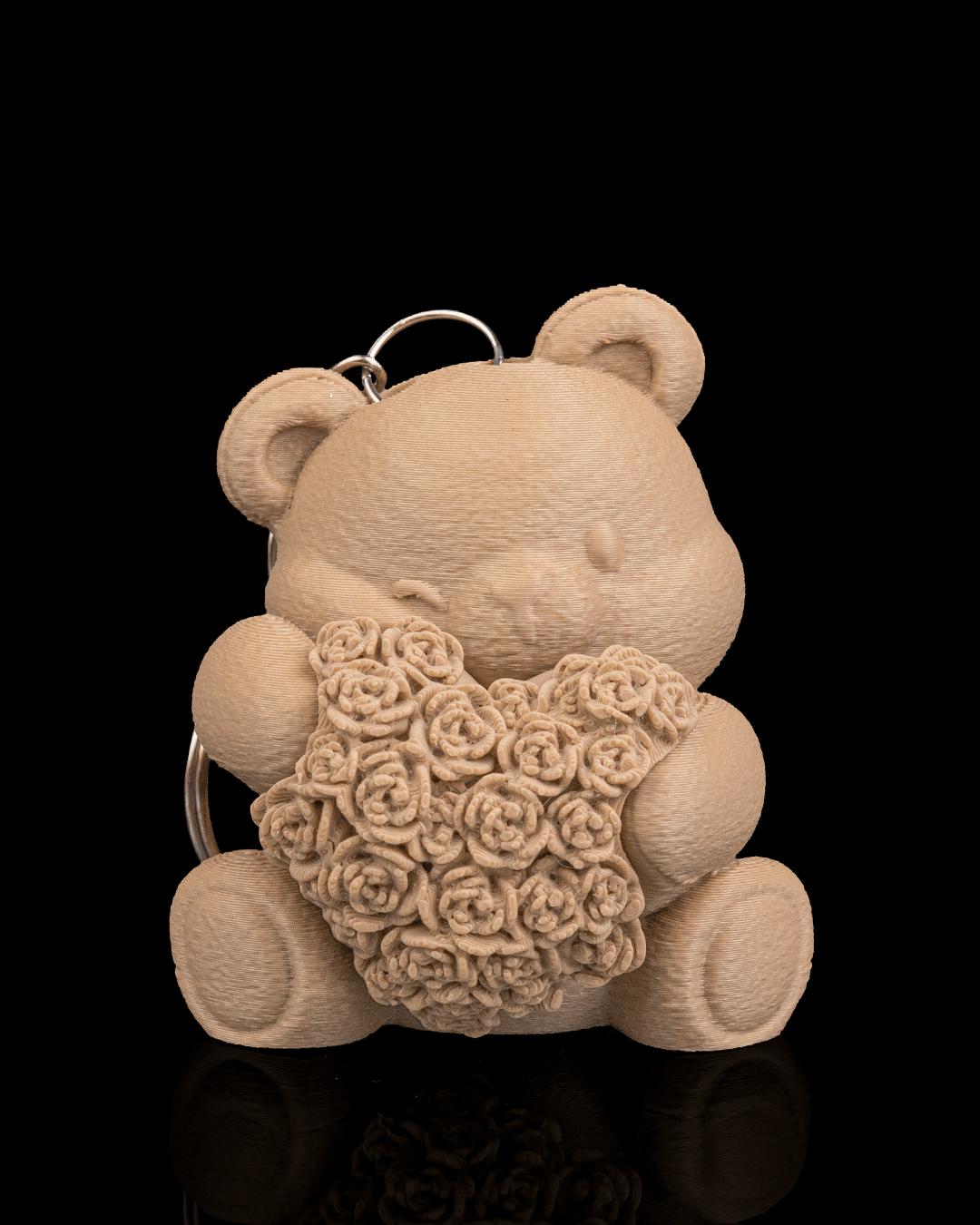 3D Printed Heart blossom Love Bear